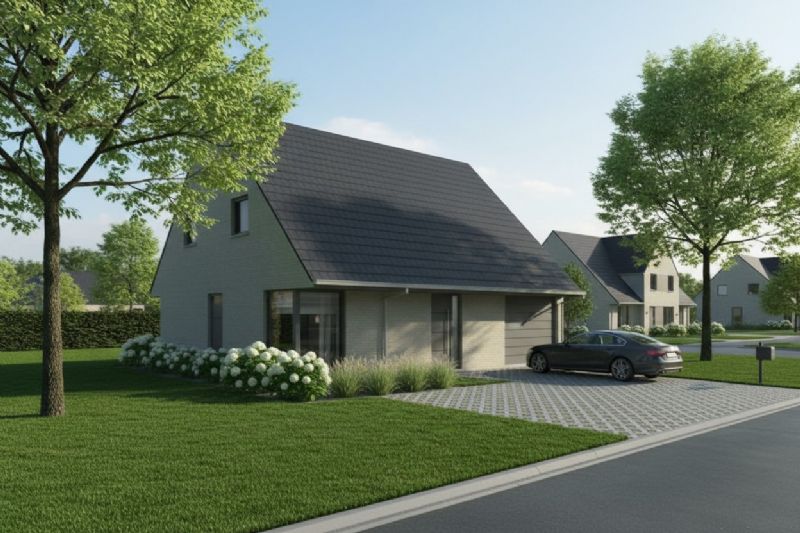 Nieuw te bouwen alleenstaande woning te Ichtegem. Nieuw te bouwen alleenstaande woning te Ichtegem.